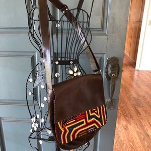 Leather Brown Crossbody Bag